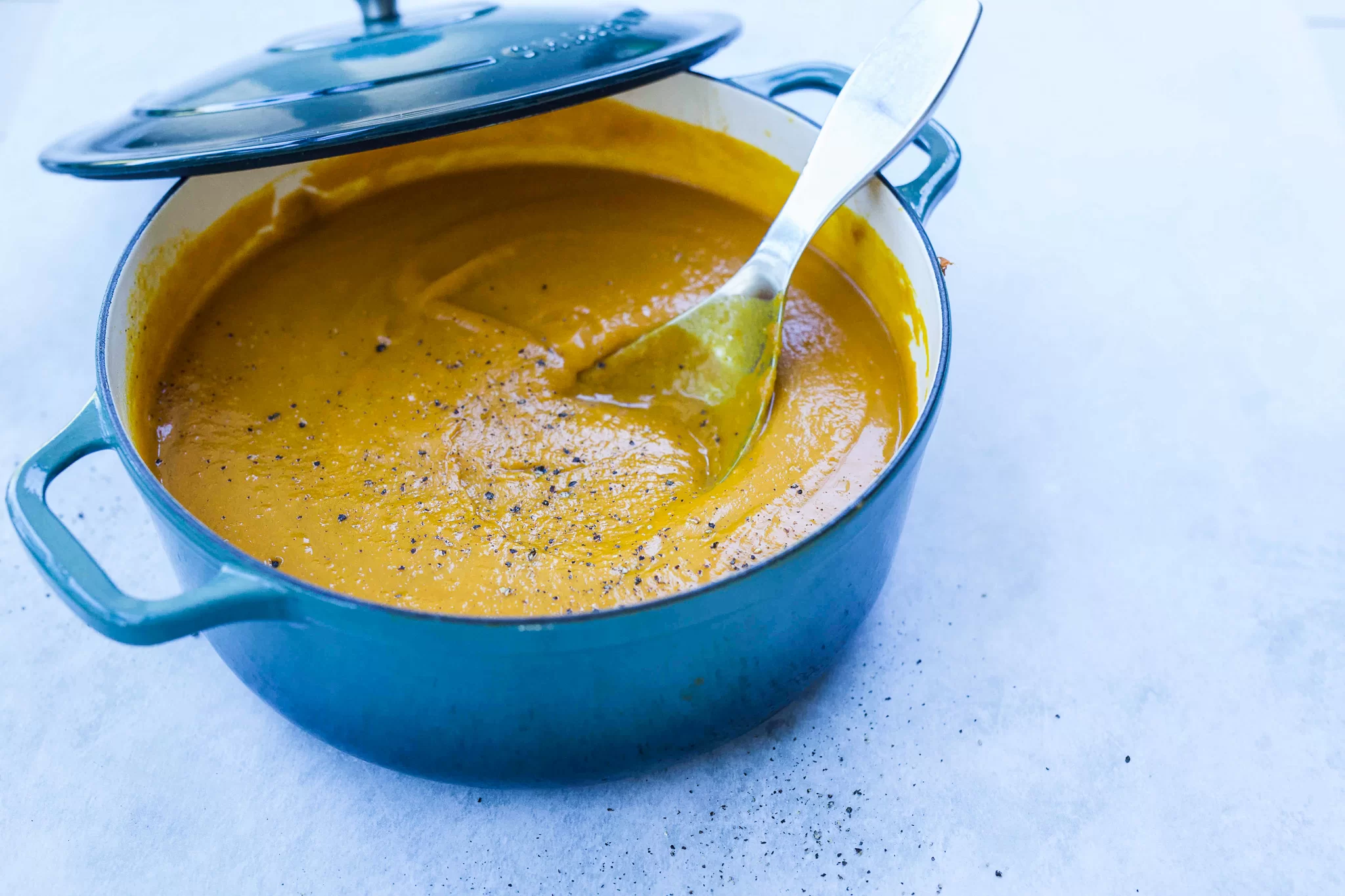 Best baked pumpkin soup - Brown Paper Nutrition