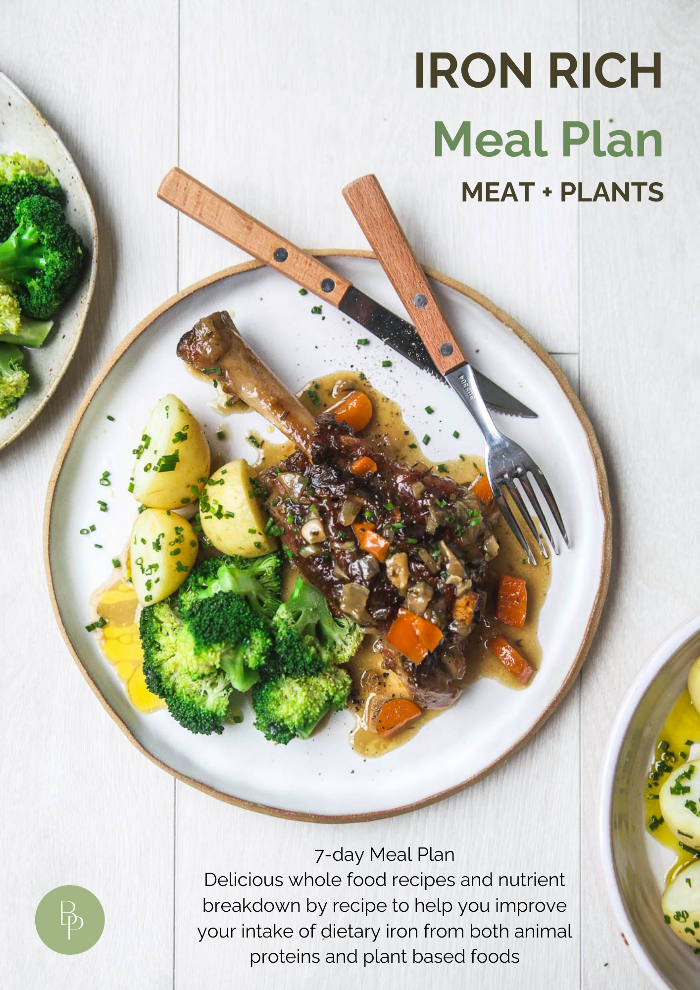 IRON RICH MEAL PLAN : MEAT AND PLANTS