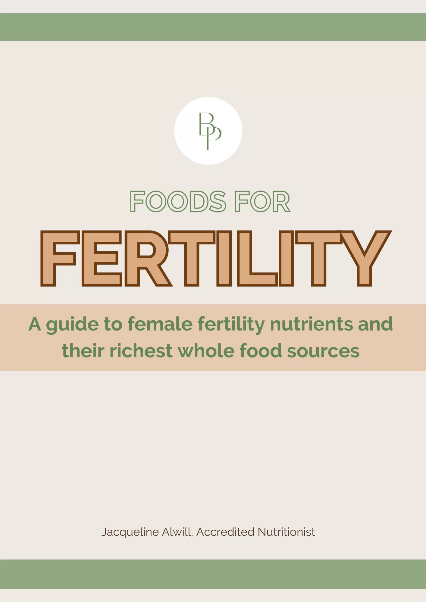 Foods for Fertility Guide (Free)